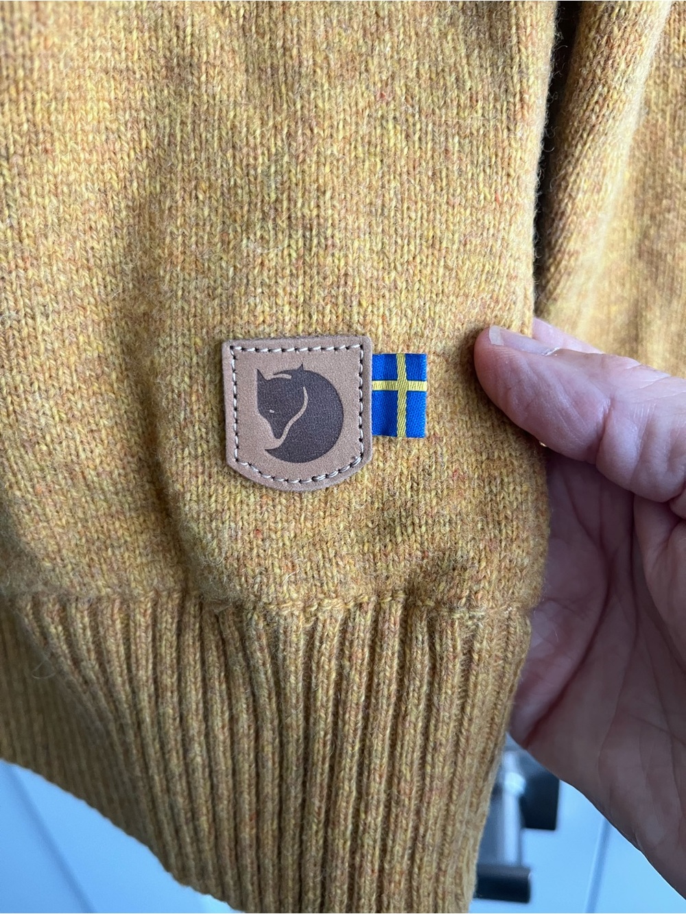 Fjallraven Acorn Wool Blend Re-Wool Greenland Sweater Sz S - Picture 5 of 8